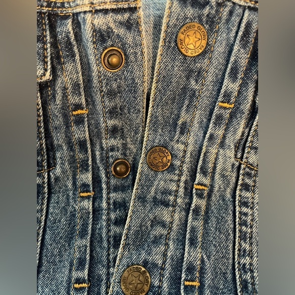 Faded Glory Infant 18 months Jean Jacket Used - Picture 2 of 8